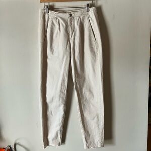 Eileen Fisher white denim pants